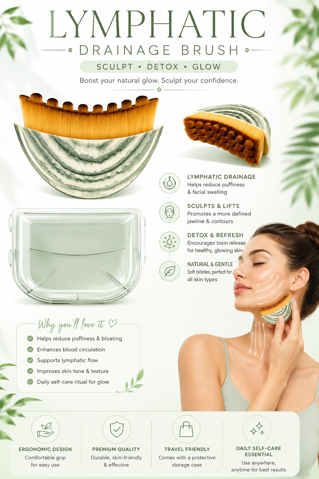 Lymphatic Drainage Brush