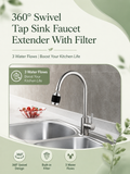 360° Swivel Tap Sink Faucet Extender With Filter